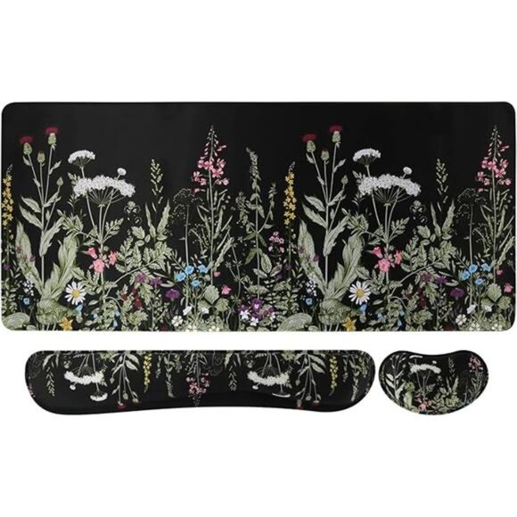 Large Mouse pad for Desk, Computer Desk Mat, 3Pcs XXL Keyboard and Mouse Pad - Picture 7 of 7